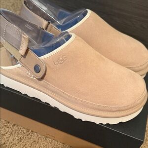 UGG Suede Slingback Clog in Blush Tan